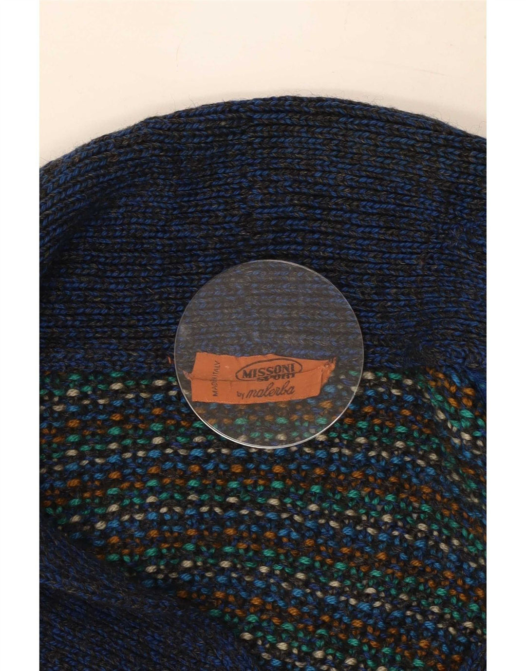 Missoni Jersey Cárdigan De Lana Mediano A Rayas Multicolor Hombre