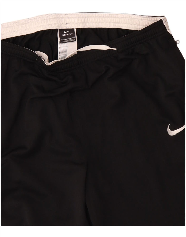 NIKE Pantalón de chándal Dri Fit para Hombre 2XL Poliéster Color Block Negro