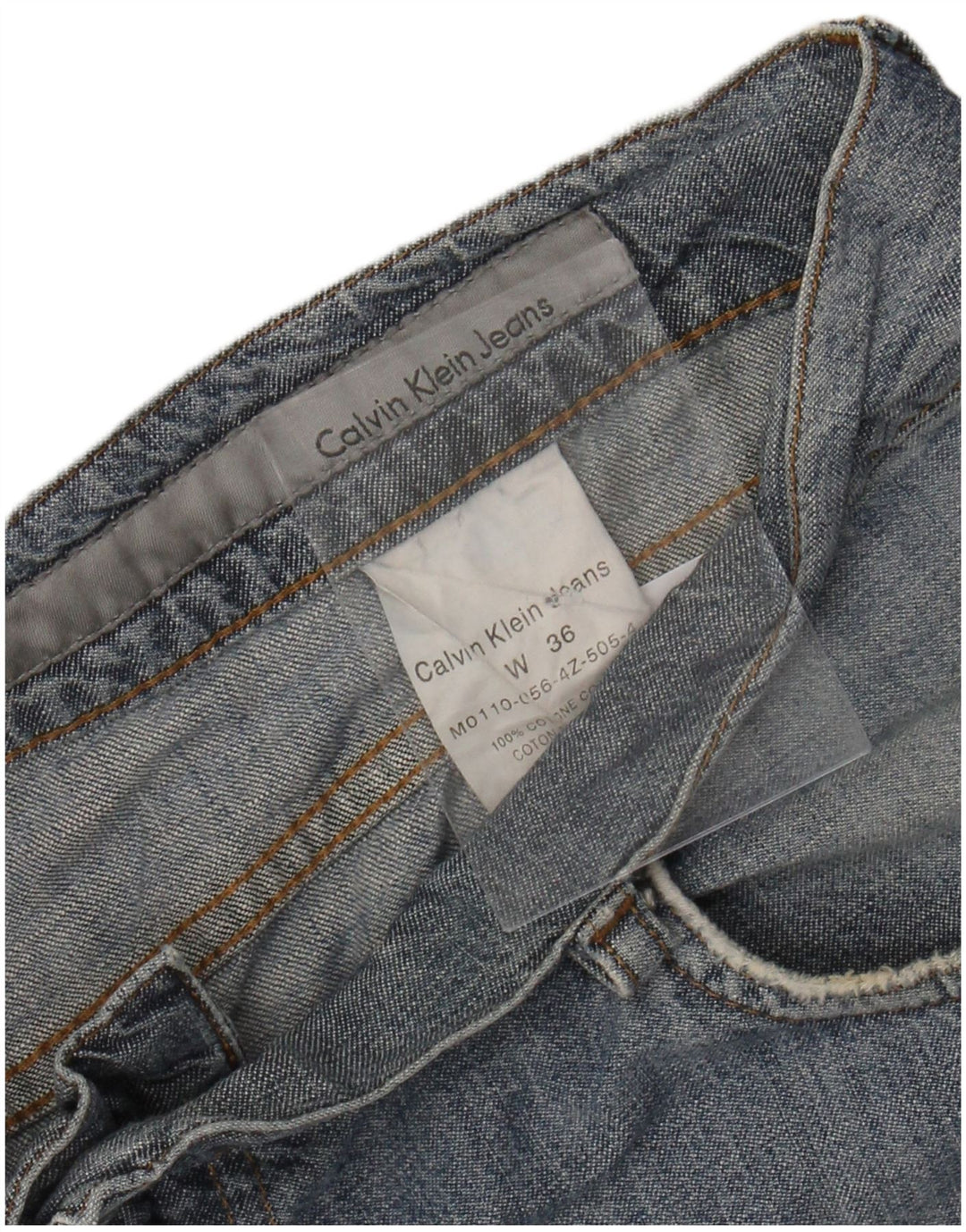 Calvin Klein Pantalones cortos de mezclilla para hombre W36 Algodón azul grande