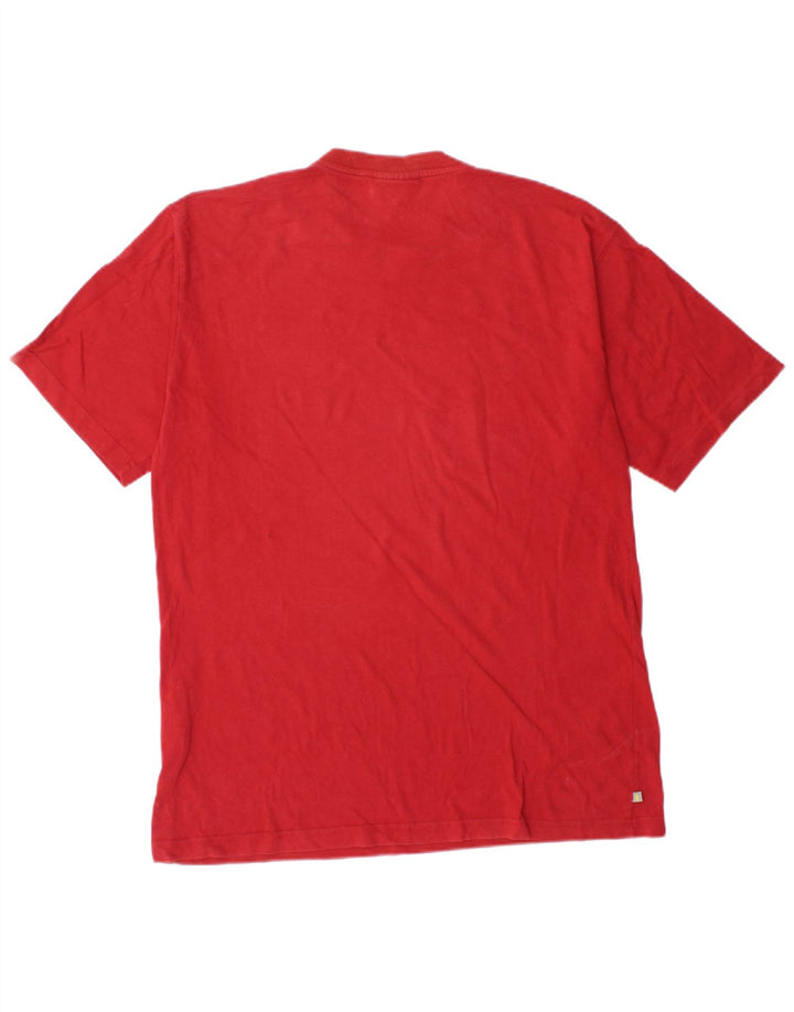 REEBOK Camiseta gráfica para hombre Top Small Red Cotton