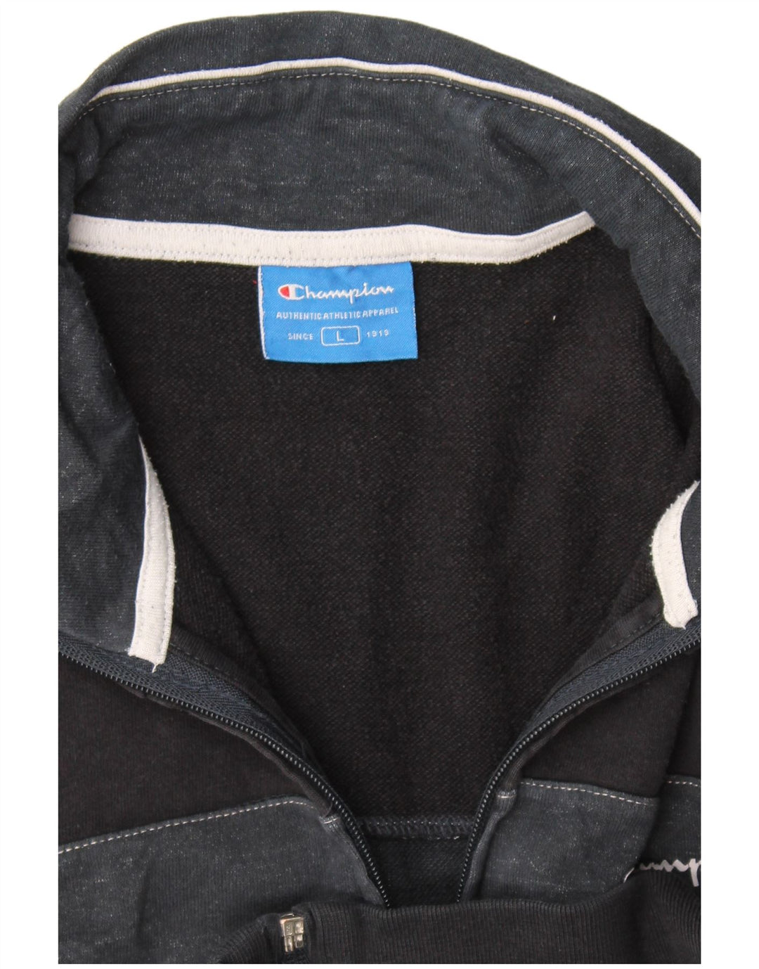 Champion Chaqueta de chándal para hombre, talla grande, color negro