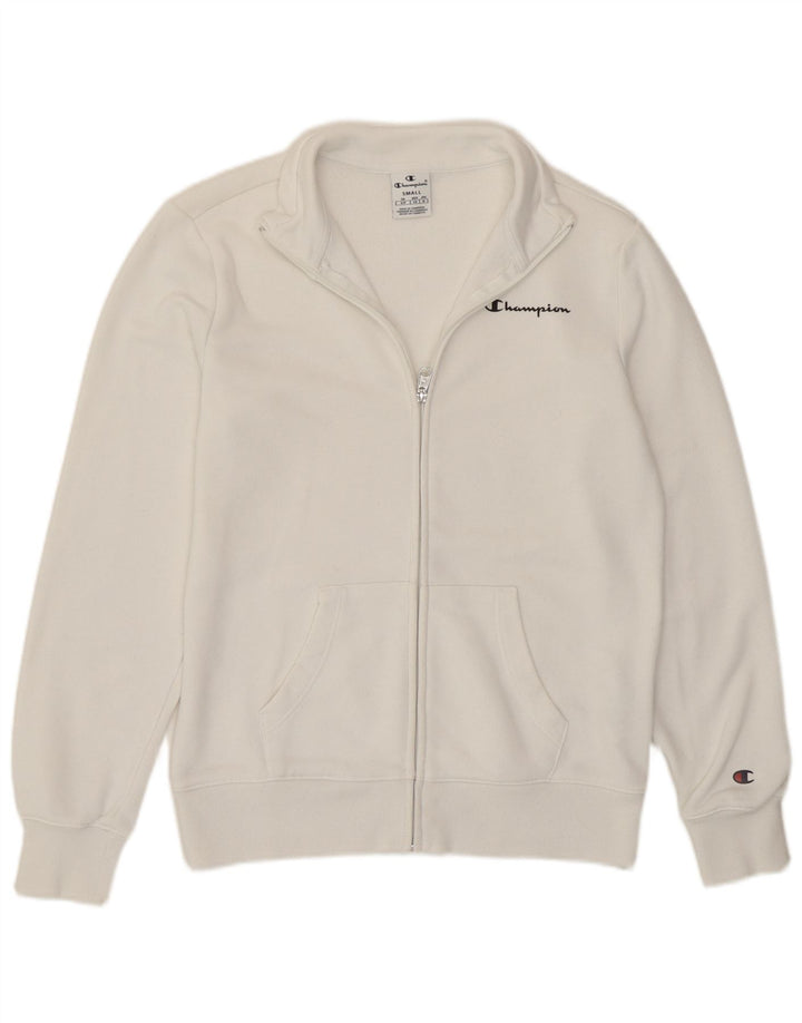 Champion Chaqueta de chándal para mujer UK 10 Small White Cotton