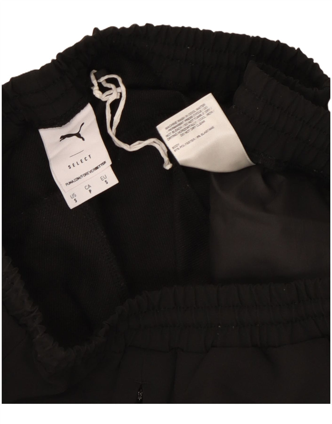 Puma Mujer Capri Chándal Pantalones UK 10 Pequeño Poliéster Negro