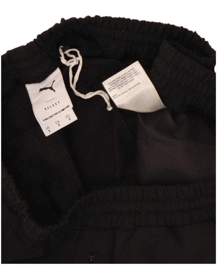 Puma Mujer Capri Chándal Pantalones UK 10 Pequeño Poliéster Negro