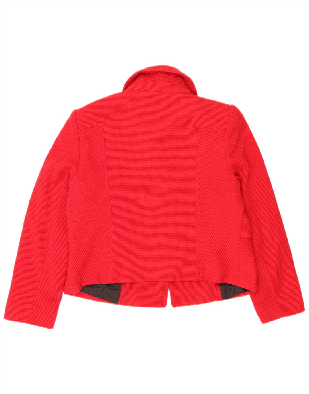 Marks & Spencer Chaqueta tipo blazer de 3 botones para mujer Petite Crop UK 44 Grande Rojo