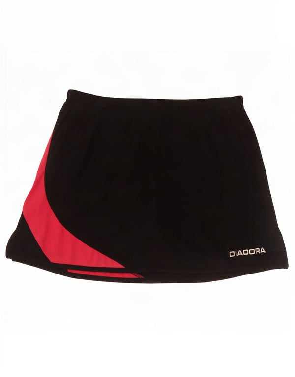 Diadora Falda pantalón para mujer UK 40 Small Black Colorblock
