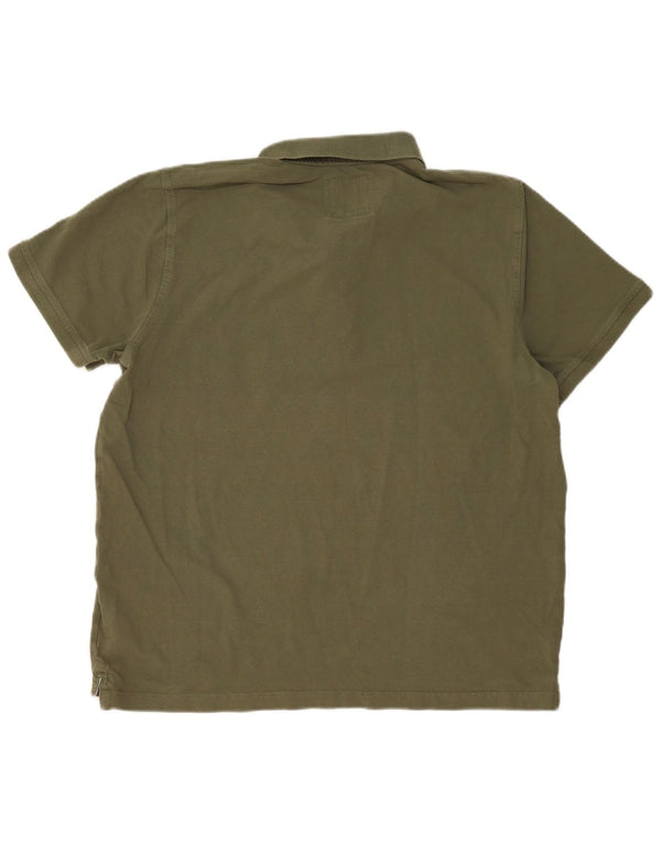 Crew Clothing Polo para hombre 2XL Algodón caqui