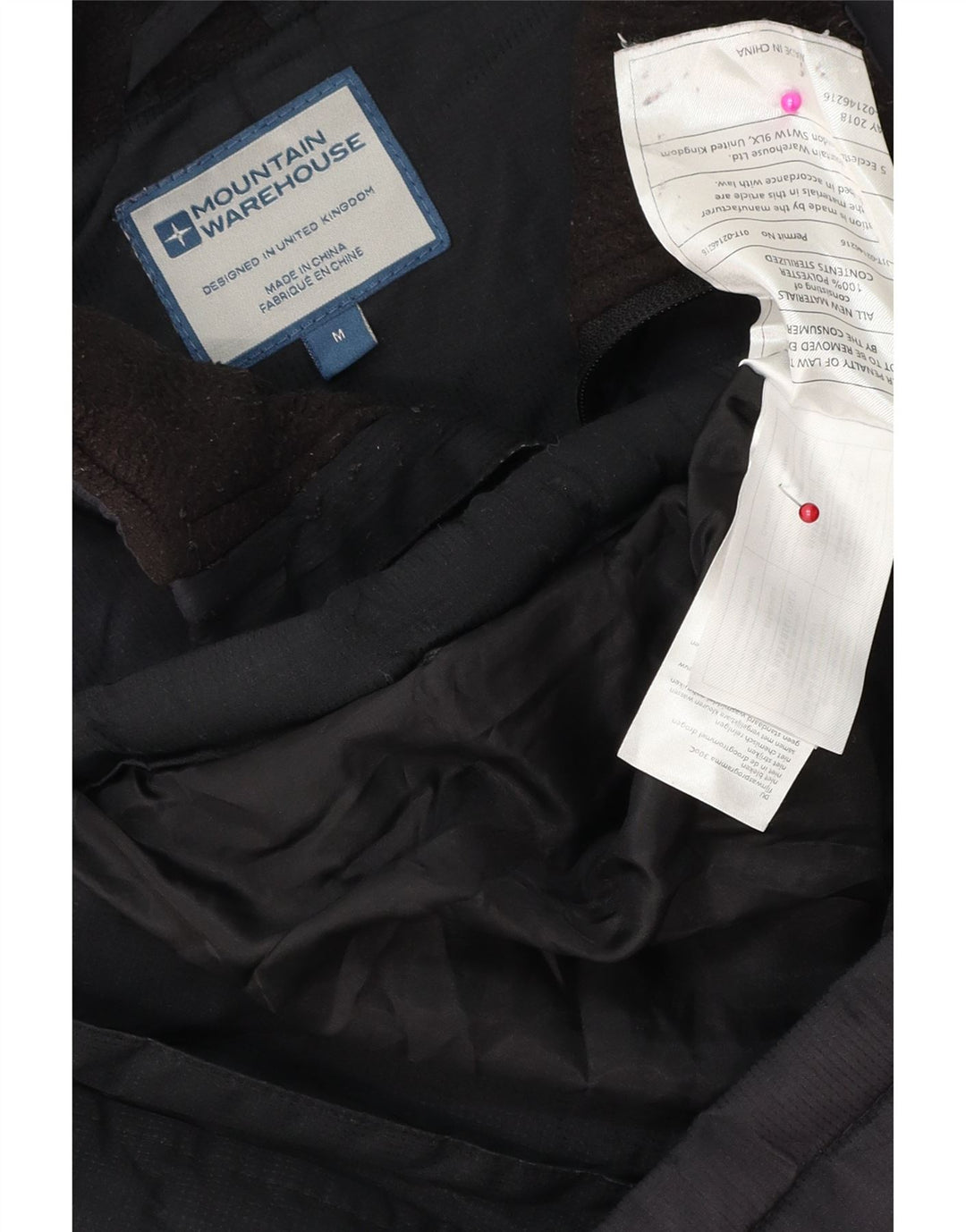 MOUNTAIN WAREHOUSE Chaleco acolchado para hombre UK 38 Medio Azul marino Poliéster