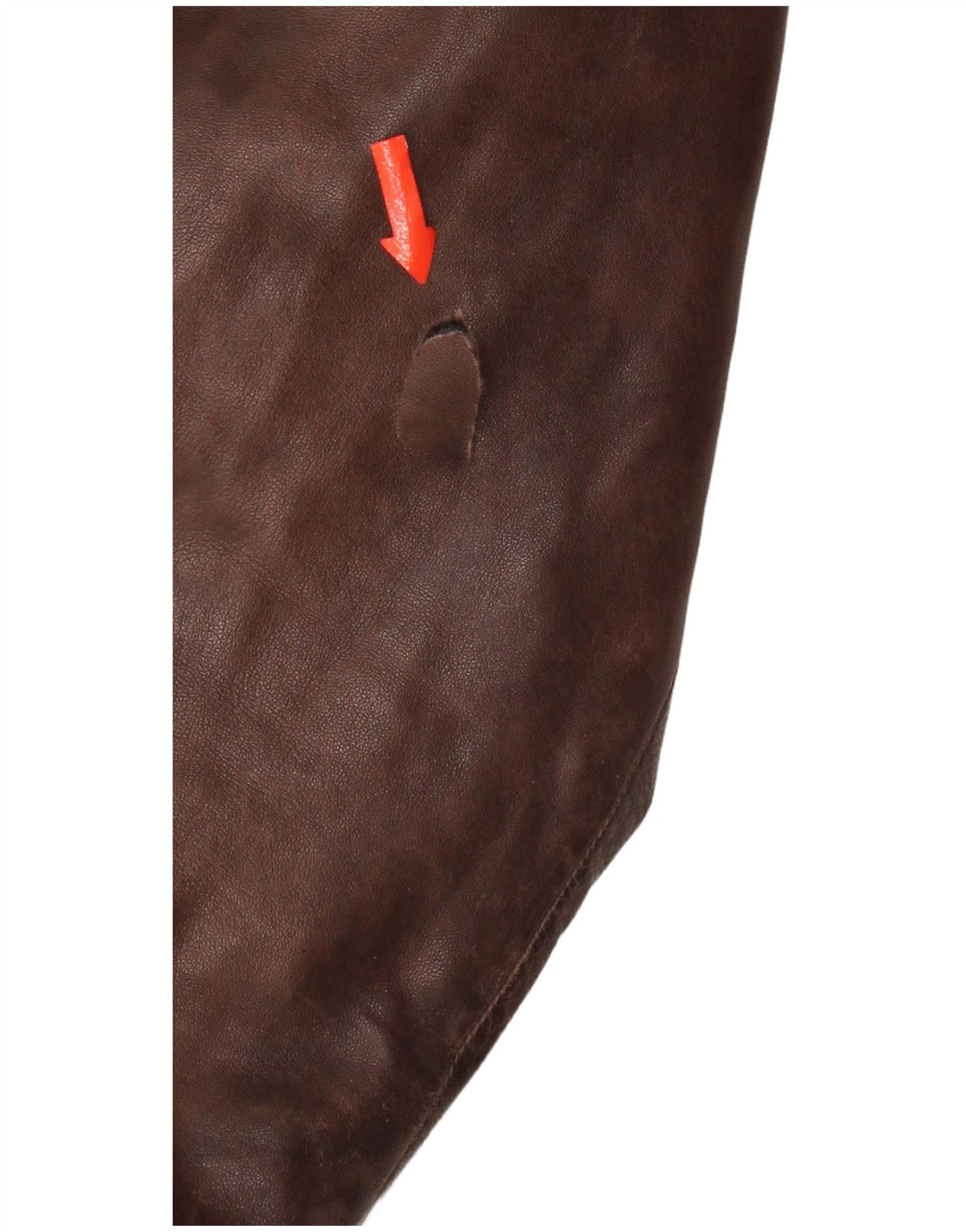 Zen Chaqueta de cuero para mujer IT 52 2XL Cuero marrón