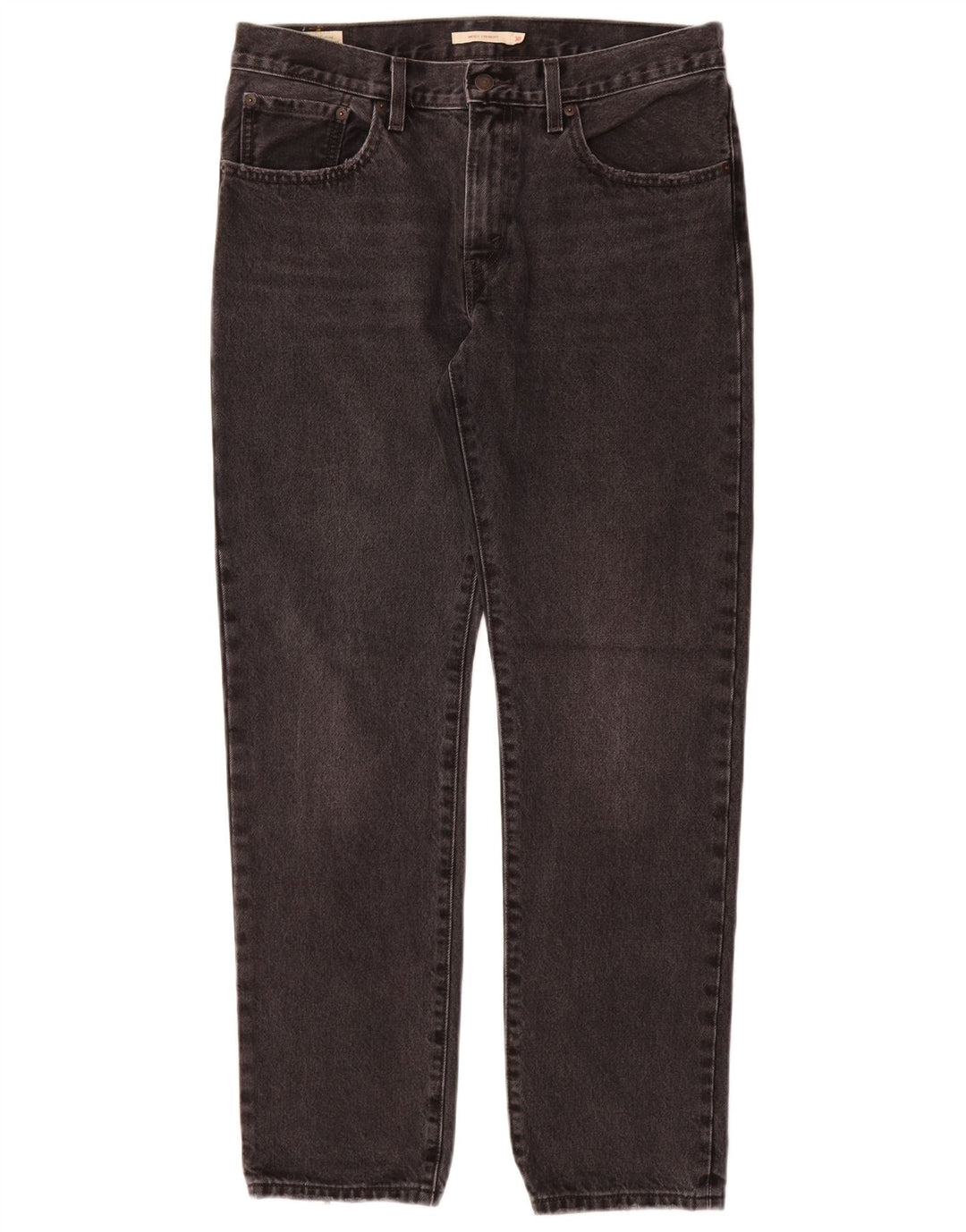 LEVI'S Vaqueros rectos de talle medio para mujer W30 L31 Algodón gris