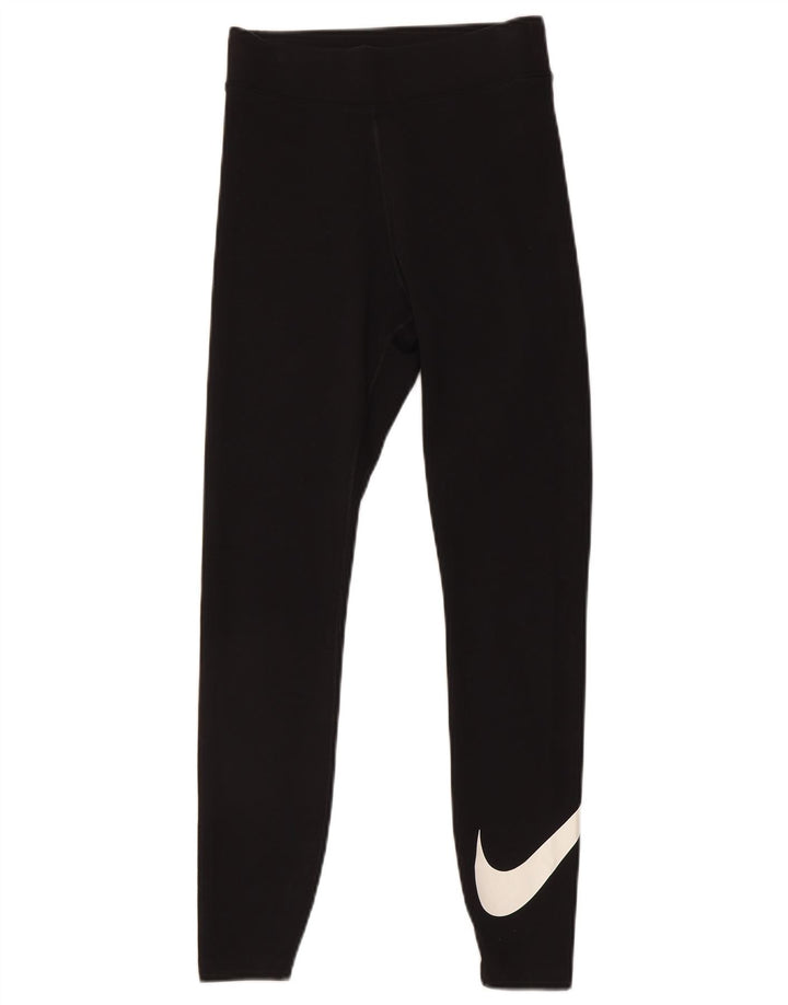 Nike Leggings gráficos para mujer UK 8 Small Algodón negro
