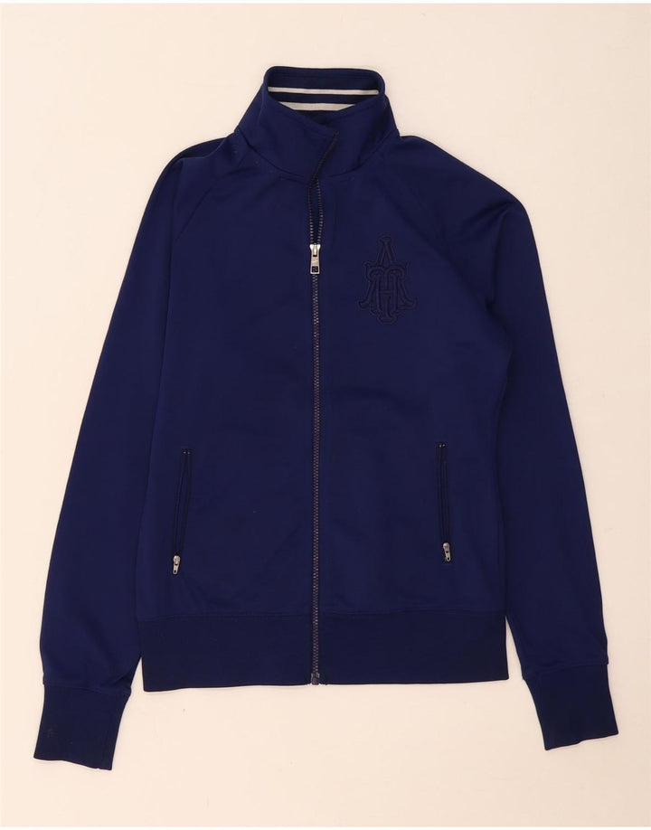 Nike - Chaqueta de chándal gráfica para mujer, talla 40, talla M, azul marino