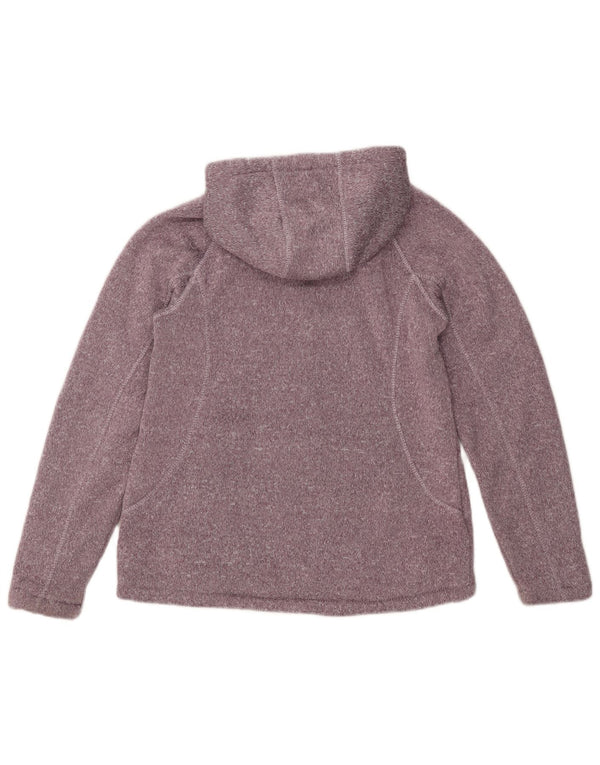 Mountain Warehouse Suéter con capucha y cremallera para mujer UK 40 Small Púrpura moteado