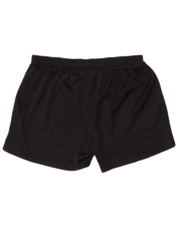Champion Pantalones cortos deportivos para mujer UK 12 Mediano Negro Poliéster