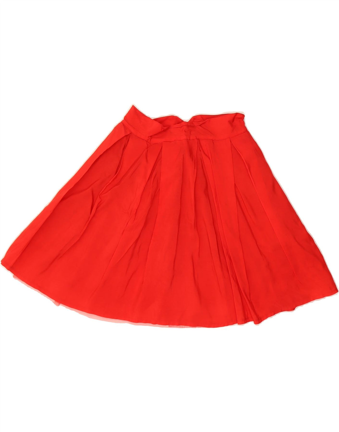 VINTAGE Womens Mini Skirt W22 2XS Red Vintage Vintage and Second-Hand Vintage from Messina Hembry 