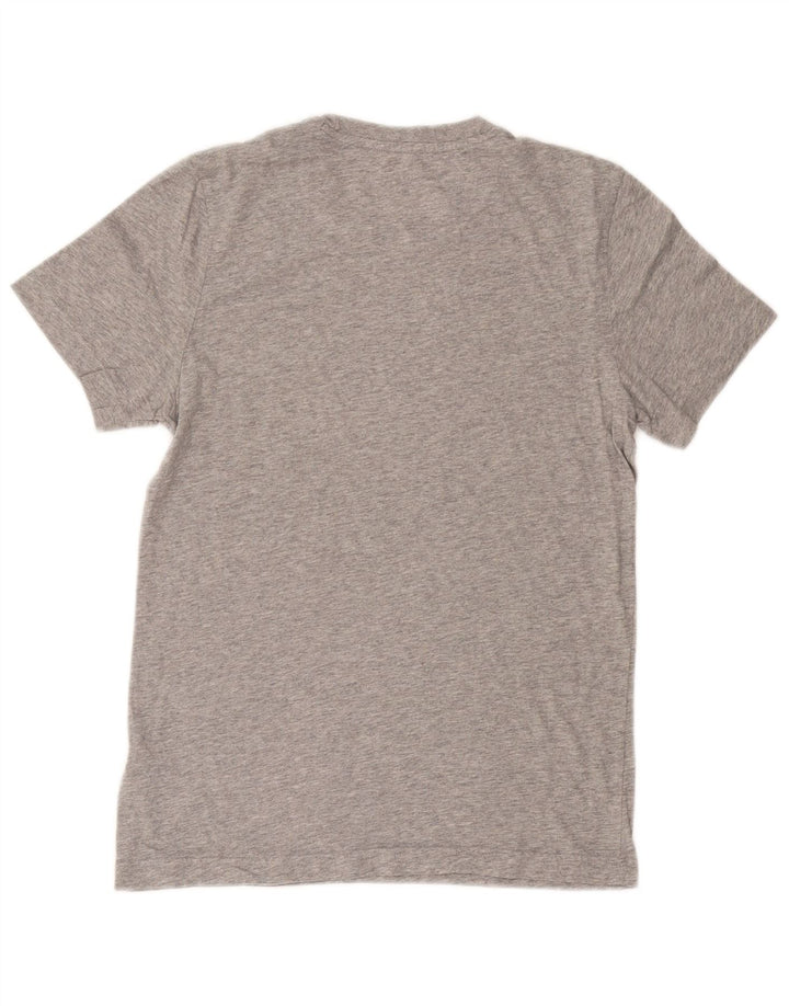 REEBOK Camiseta para hombre Top XS Algodón moteado gris