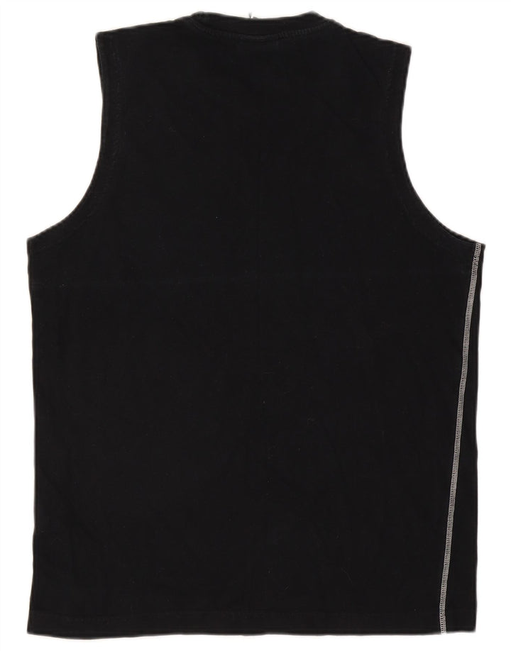 Champion Chaleco Para Hombre Top Grande De Algodón Negro