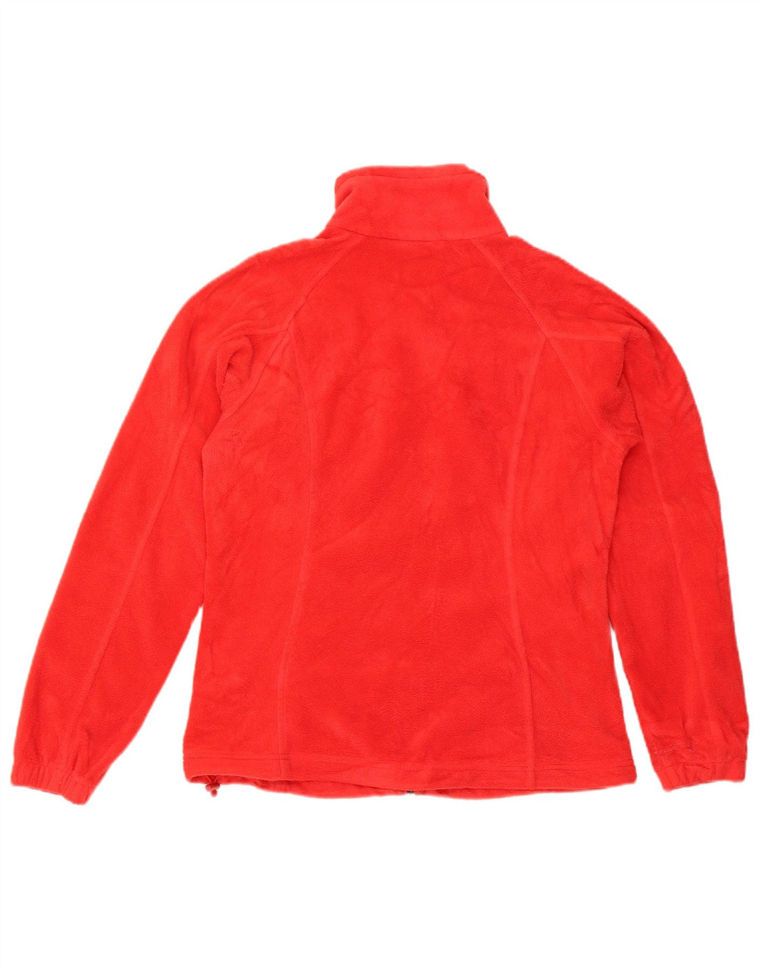 COLUMBIA Womens Fleece Jacket UK 14 Medium Red Polyester