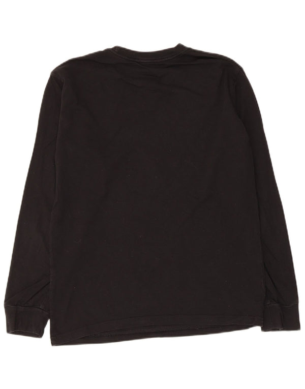 Vans Hombre Classic Fit Top Manga Larga Pequeño Algodón Negro