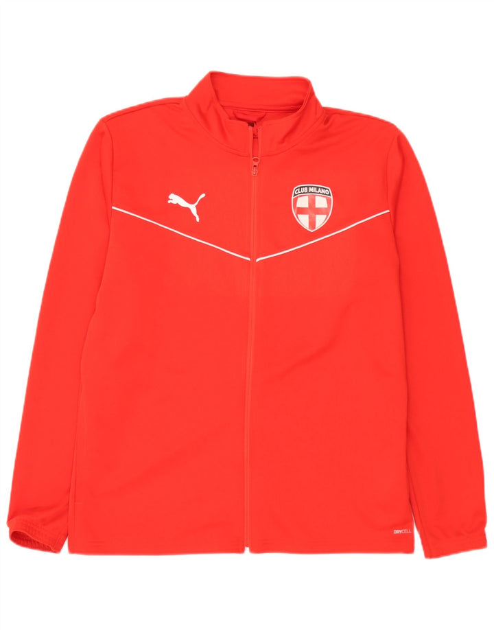 Puma Mens Club Milano Chándal Top Chaqueta Grande Poliéster Rojo