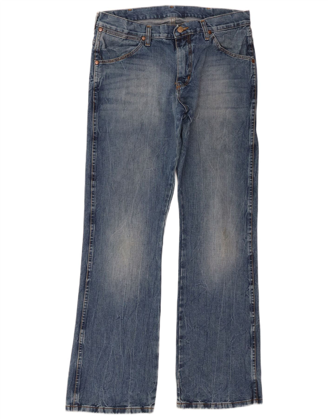 Wrangler Vaqueros Dayton Bootcut para hombre W32 L32 Algodón azul