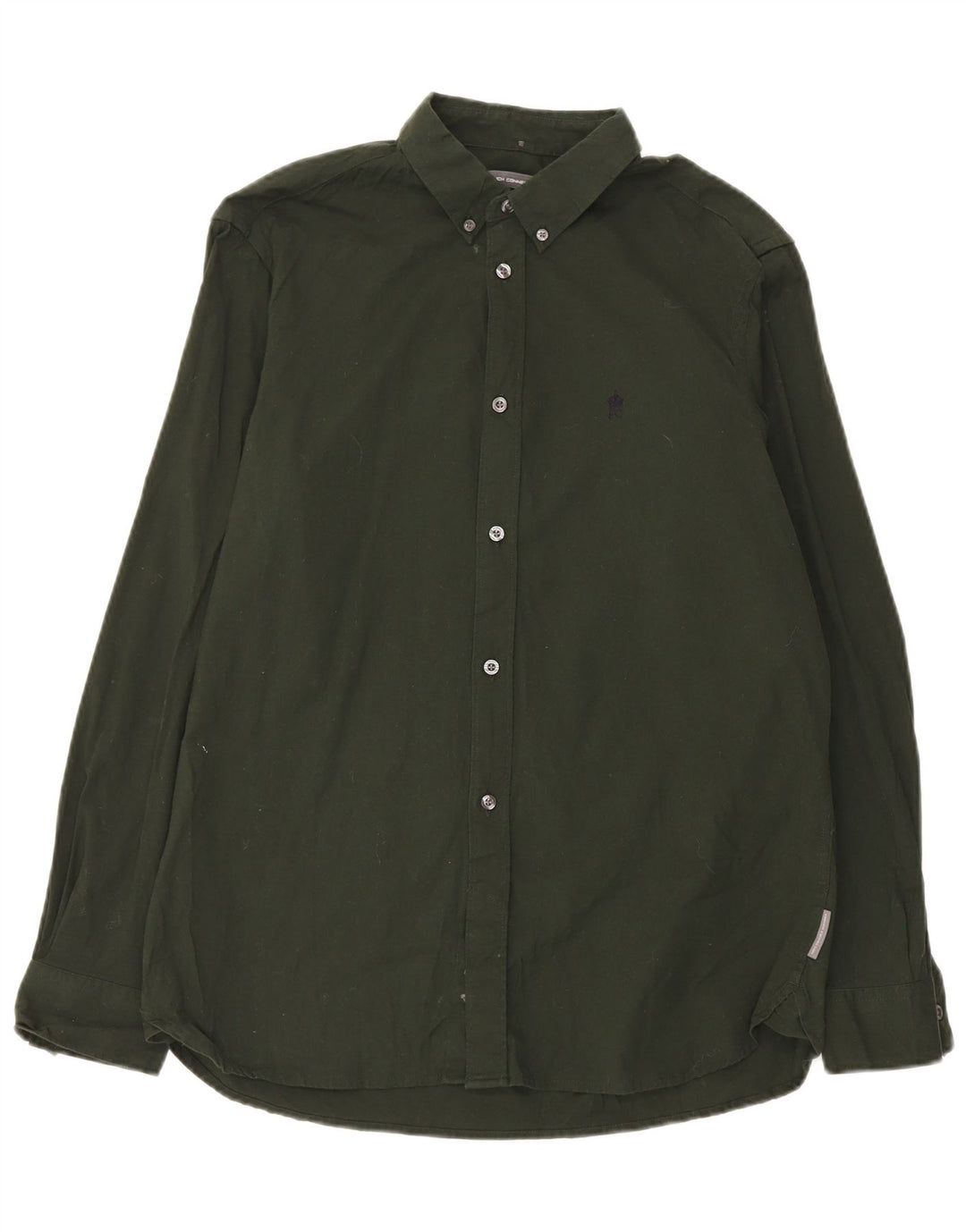 Camisa para hombre French Connection XL Algodón verde