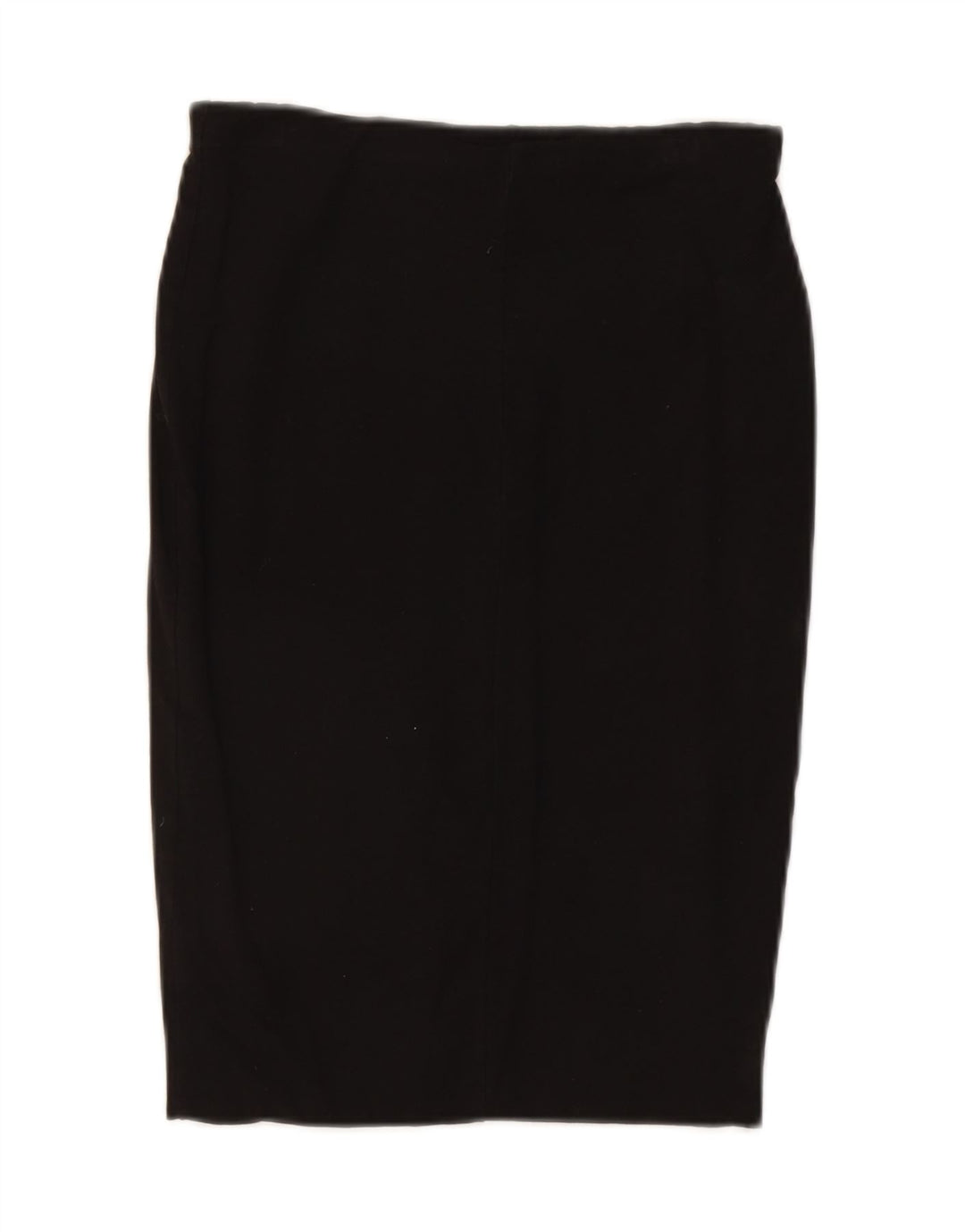 Zara Mujer Falda Lápiz Mediana W28 Algodón Negro