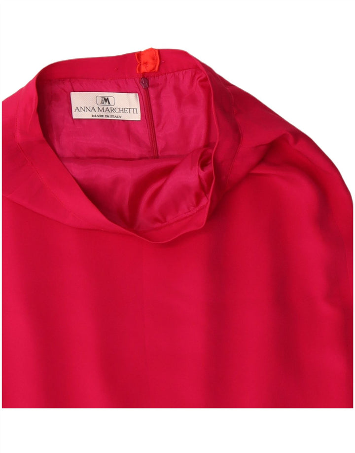 Falda lápiz vintage para mujer W28 rosa medio