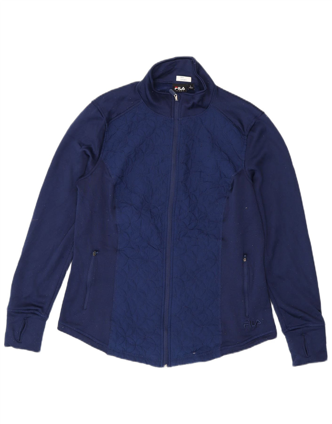 FILA Chaqueta de chándal para mujer UK 40 Grande Poliéster azul marino