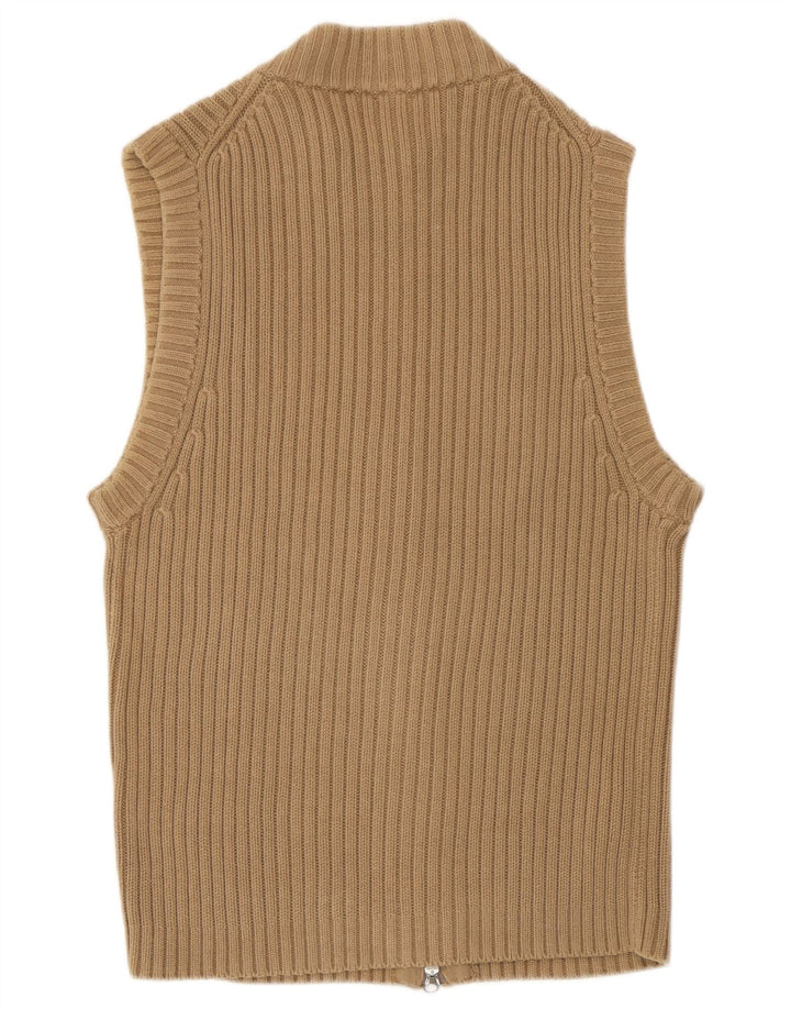 Esprit Cárdigan sin mangas para mujer, talla 40, color beige medio