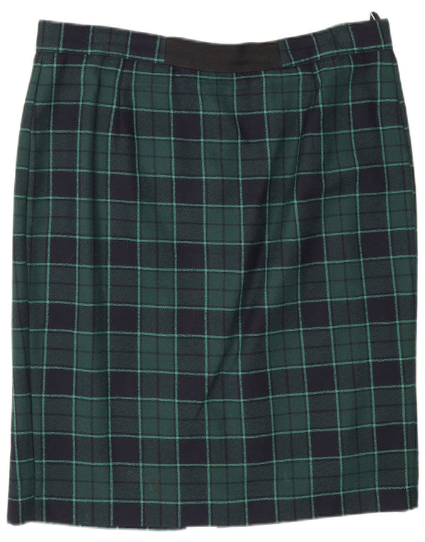 Falda lápiz para mujer Yarell EU 40 Medium W32 Cuadros verdes