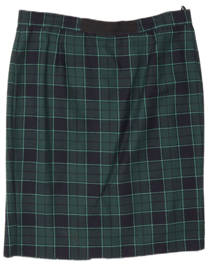 Falda lápiz para mujer Yarell EU 40 Medium W32 Cuadros verdes