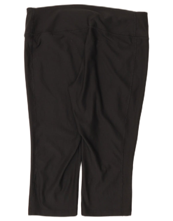 Nike Leggings Capri para Mujer UK 44 Grande Negro Poliéster Deportes
