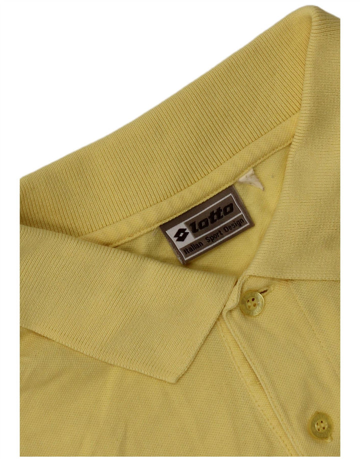 Polo Lotto Hombre Amarillo Medio