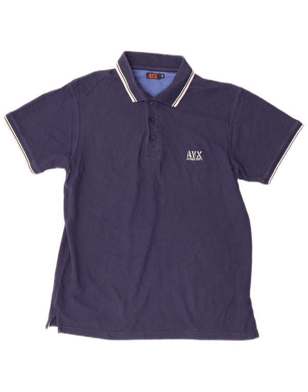AVIREX Polo Hombre XL Azul Marino Algodón