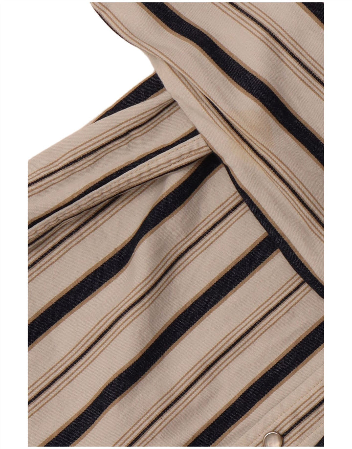 LEVI'S Camisa de Franela para Hombre Pequeña Rayas Blancas