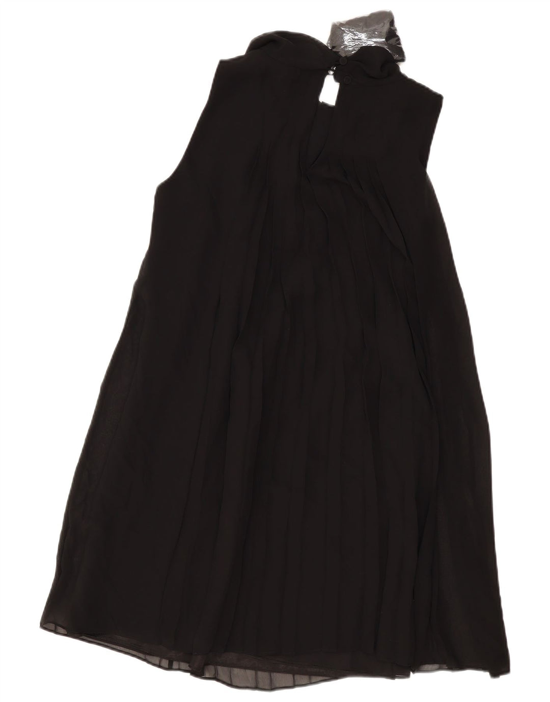 Vestido acampanado sin mangas para mujer Coast UK 42 Mediano Poliéster negro