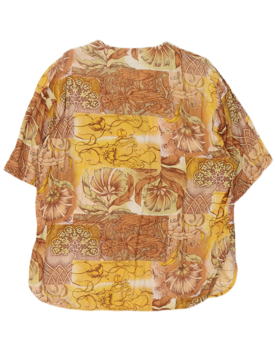 Blusa Camisa Mujer Manga Corta Lorena IT 48 XL Multicolor Floral
