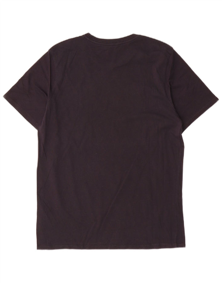 Nike Camiseta con gráfico de corte atlético para hombre Top mediano de algodón negro