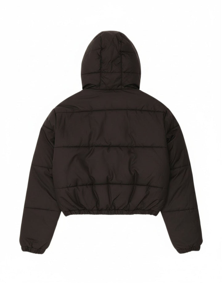 Chaqueta acolchada con capucha y corte extragrande para mujer Ellesse UK 6 XS Poliéster negro