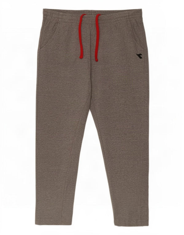 Diadora Pantalón Chándal Mujer ES 39 2XL Gris Algodón