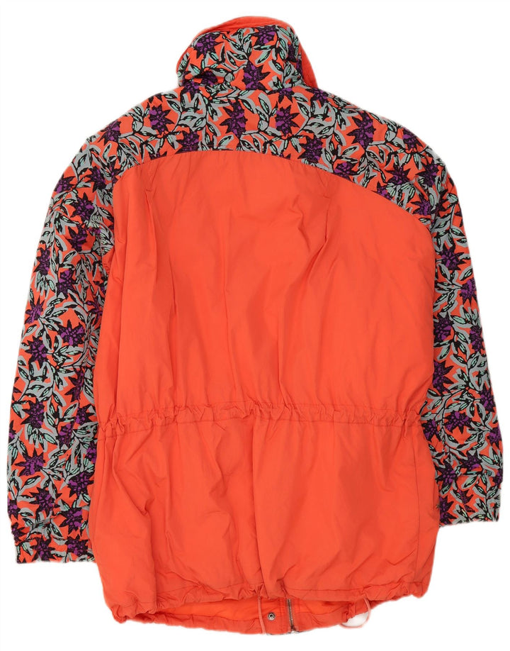 Maier Chaqueta de esquí extragrande para mujer UK 10 Small Naranja Floral Poliamida