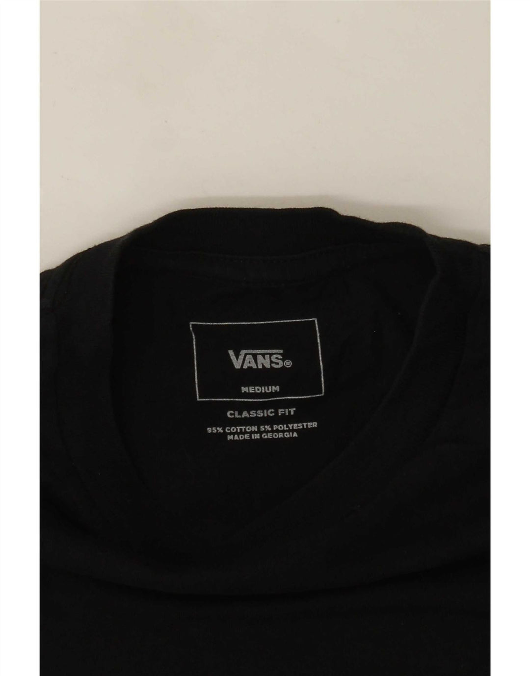 Camiseta Vans Classic Fit de algodón color block en gris medio