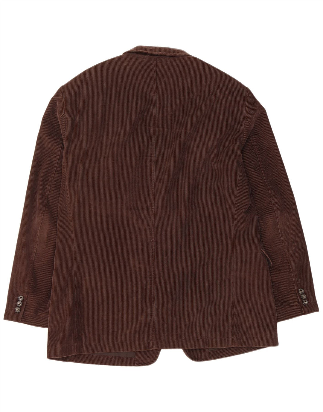 Marks & Spencer Chaqueta tipo blazer de pana con 2 botones para hombre, talla 40, color marrón