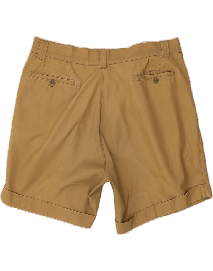 VINTAGE Mens Pegged Chino Shorts W36 Large Beige Vintage Vintage and Second-Hand Vintage from Messina Hembry 