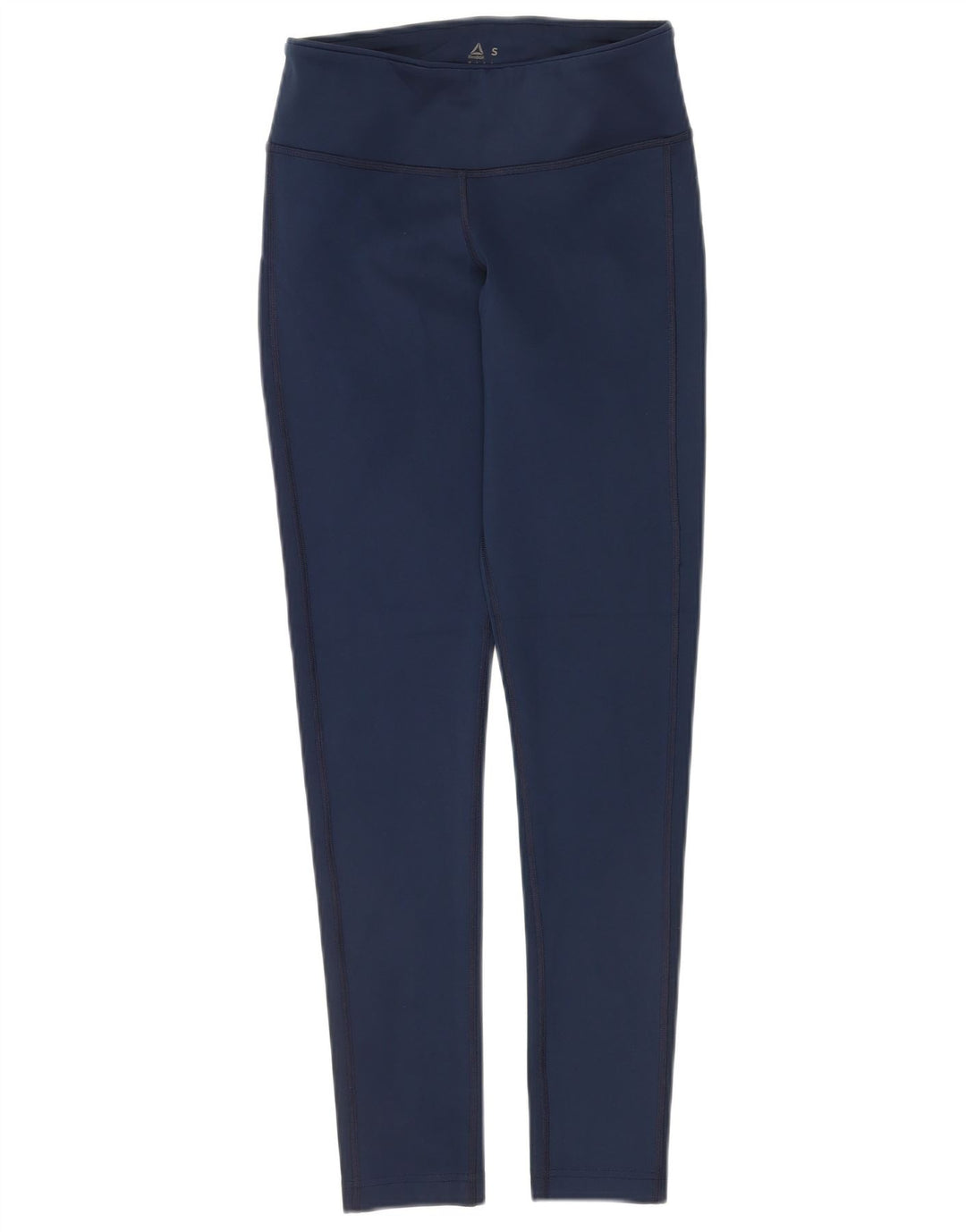 REEBOK Leggings para mujer UK 8/10 Small Azul marino Poliéster