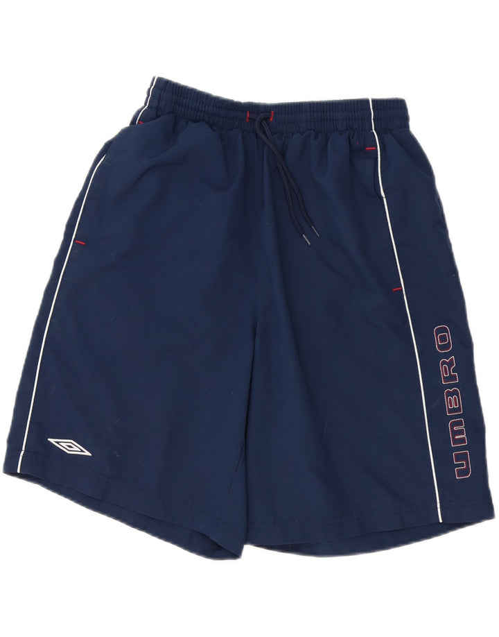 Umbro Bañador con gráfico para hombre, talla grande, poliéster azul marino