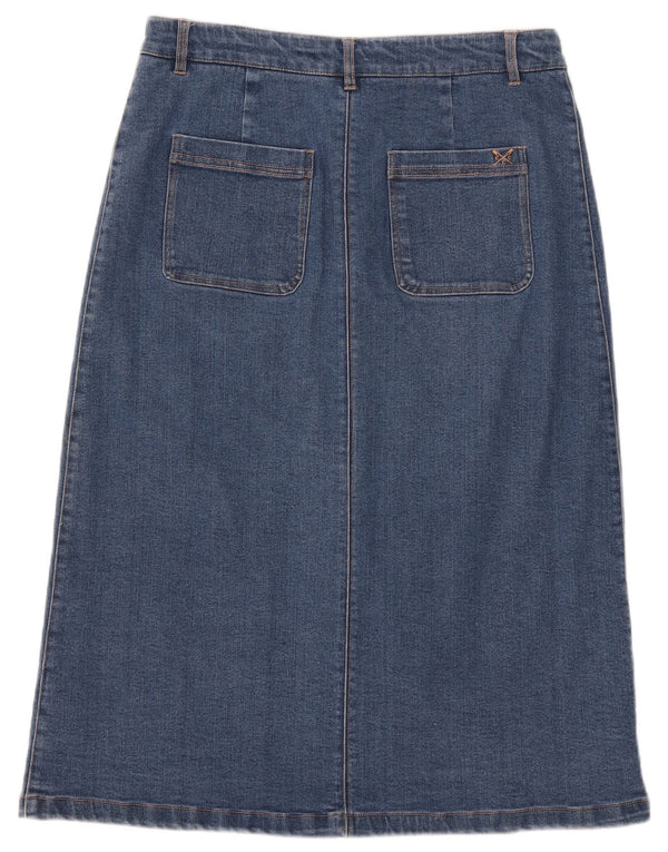 Crew Clothing Falda vaquera para mujer UK 12 Medium W30 Algodón azul