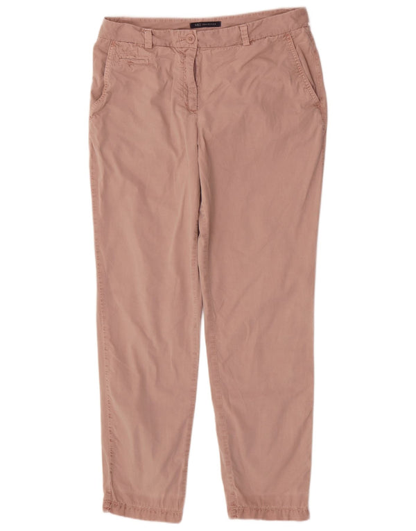 Marks & Spencer Pantalones chinos cónicos para mujer UK 12 Medium W30 L28 Rosa