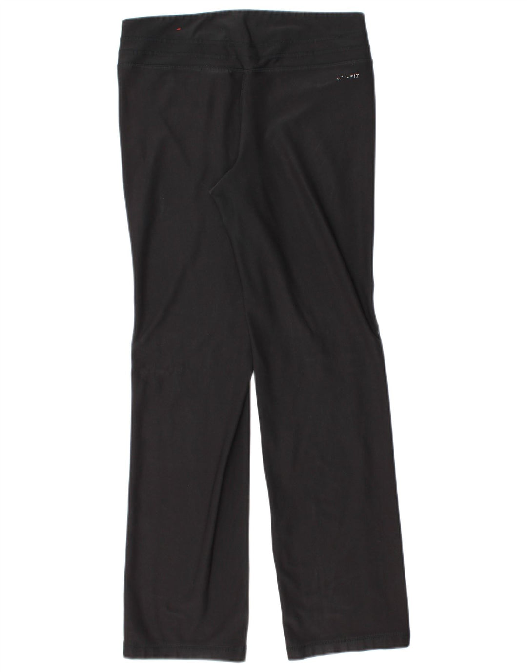 Nike Mujer Dri Fit Chándal Pantalones UK 10 Pequeño Poliéster Negro